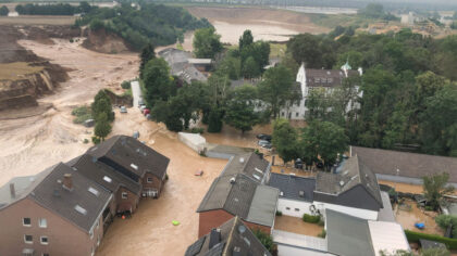 Alemania bajo el agua