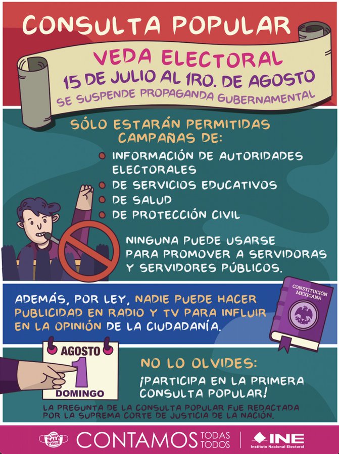 Este es el menú de las acusaciones en contra de expresidentes en México