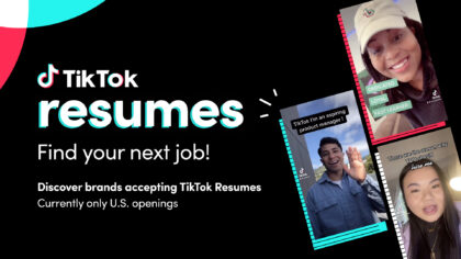 TikTok lanza función para postularse a empleos por video