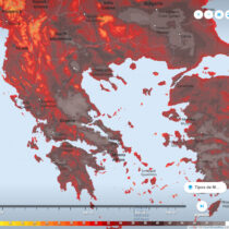 Ola de calor en Grecia alcanza los 46°C