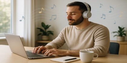 ¿Escuchar música mientras trabajas? Pros, contras y lo que dice la ciencia