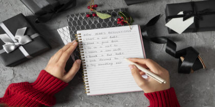 Empezar el año sin listas interminables de propósitos