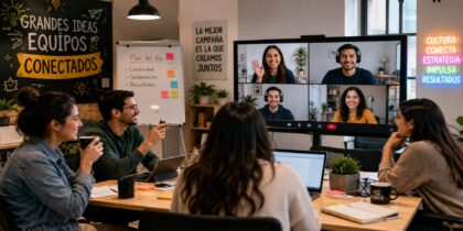 Integración de equipos: la clave para fortalecer una agencia digital híbrida