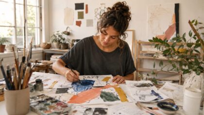 El arte no empieza con talento, sino con curiosidad