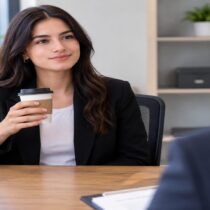 ¿Llegar con un café a una entrevista de trabajo es una buena idea o un error?